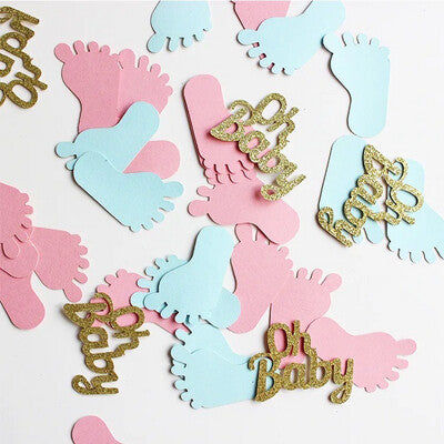Gender Reveal Table Decoration Sprinkles