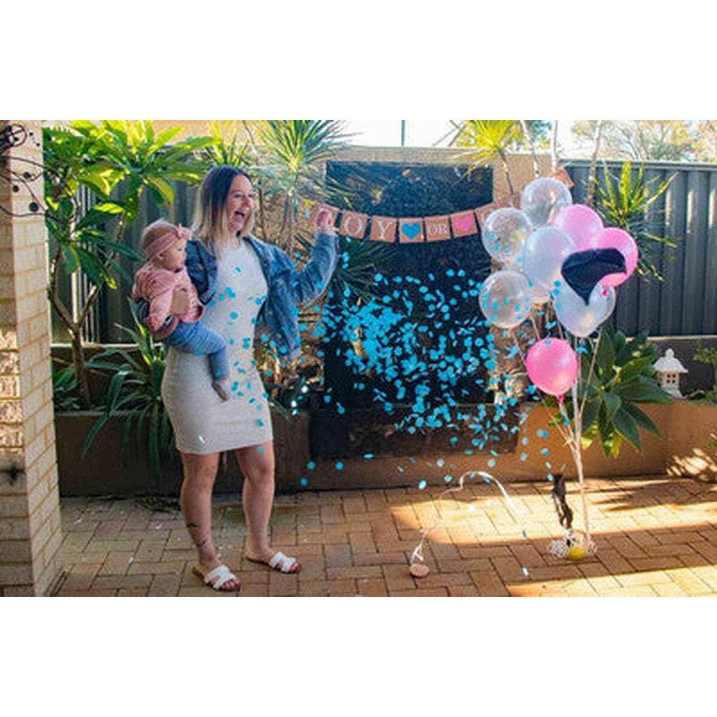 Gender Reveal Confetti Balloon 36" - Perth Gender Reveals