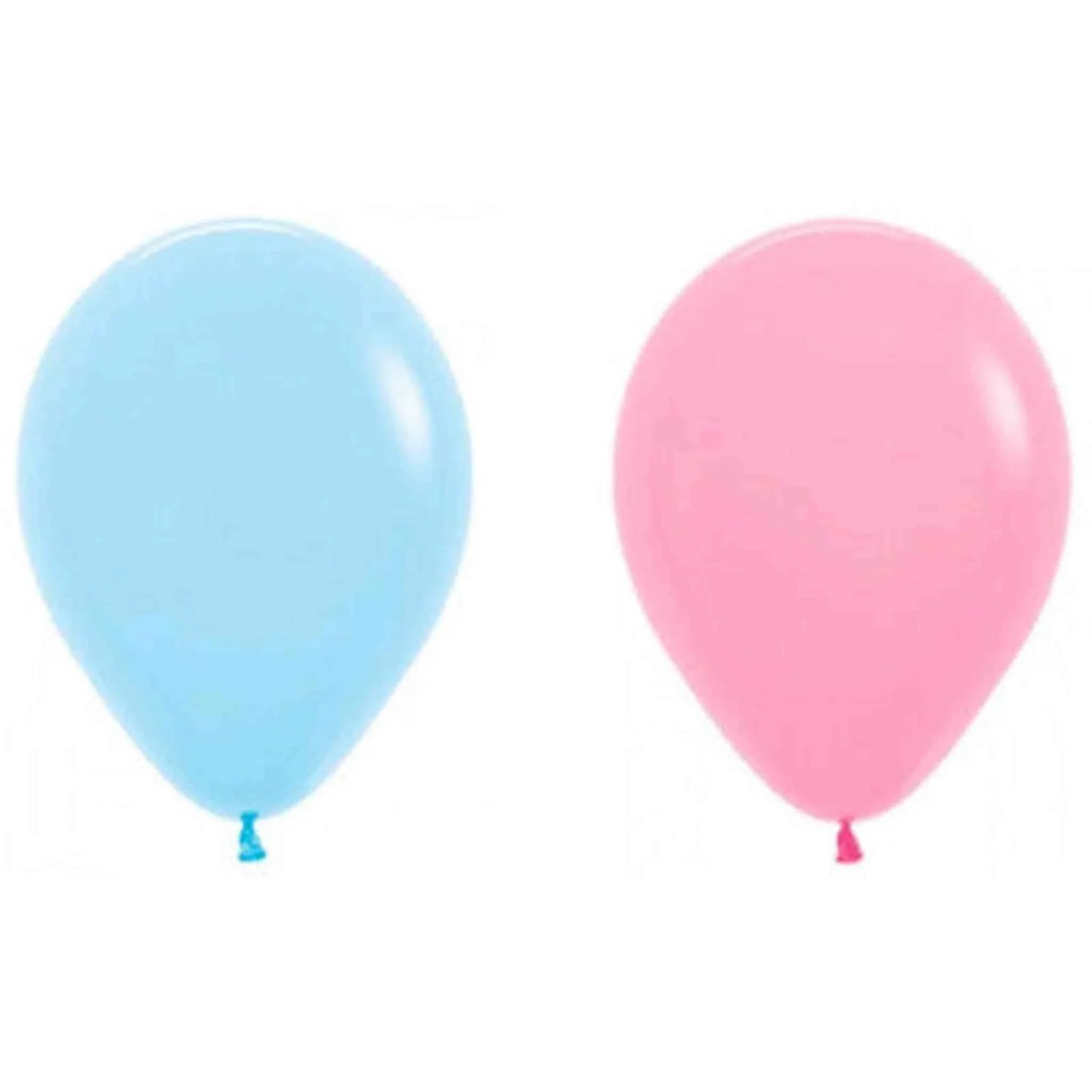 Gender Reveal Latex Balloons 20 Pack