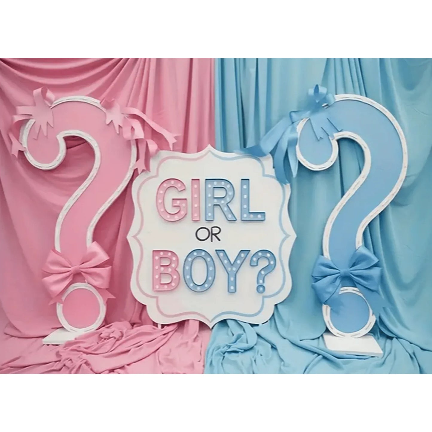 Gender Reveal Party Backdrop - Perth Gender Reveals
