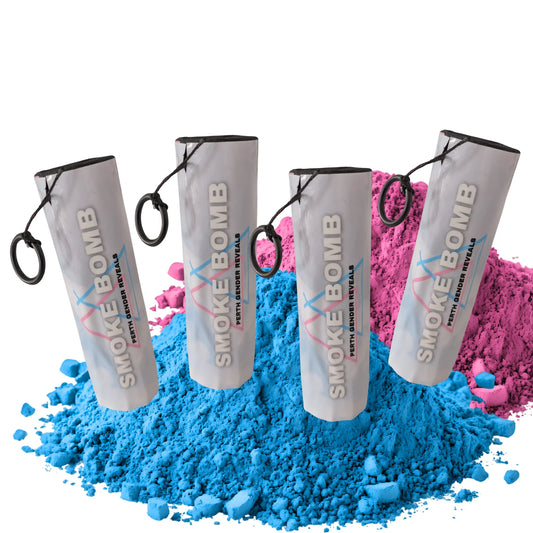 Gender Reveal Smoke Bomb Bundle - Perth Gender Reveals