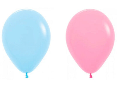 Gender Reveal Latex Balloons