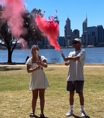 Confetti & Powder Gender Reveal 45cm Cannon