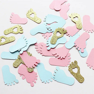 Gender Reveal Table Decoration Sprinkles