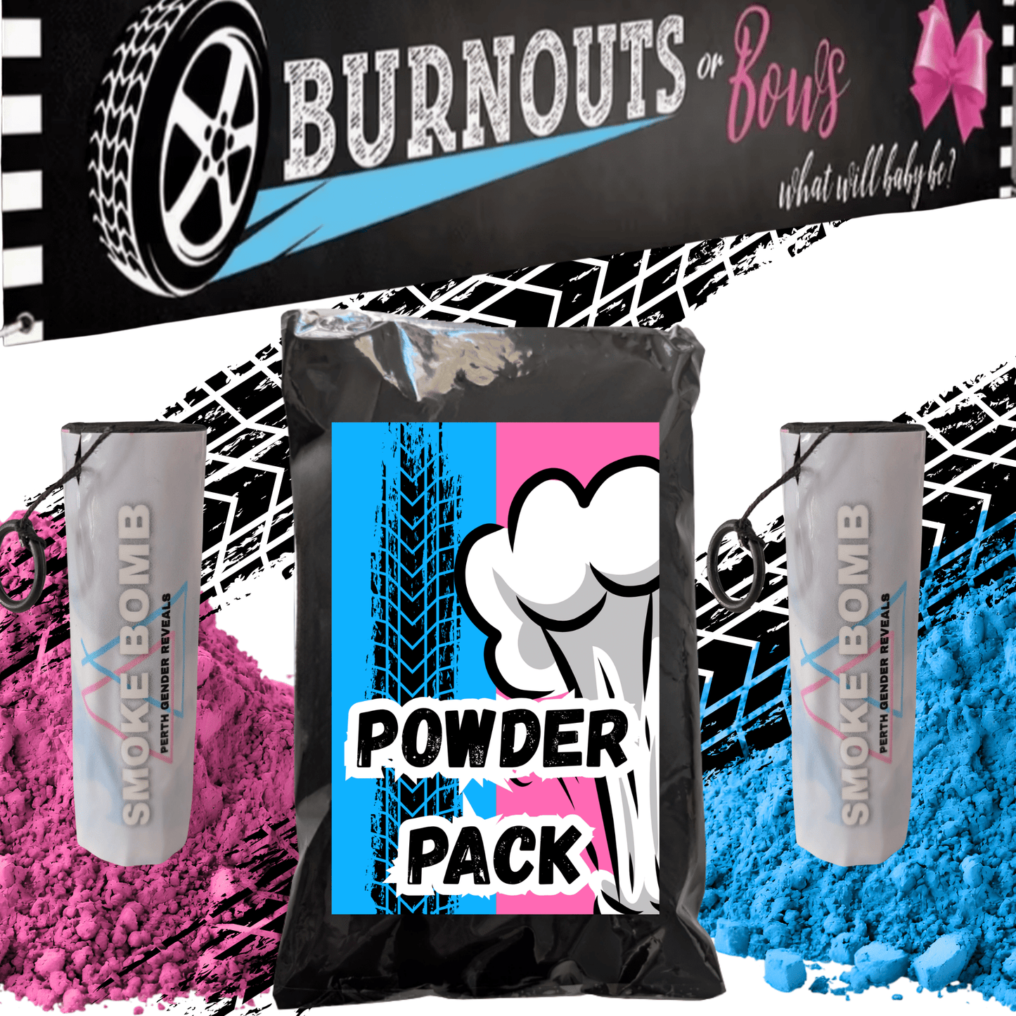 Gender Reveal Burnout Smoke Bundle