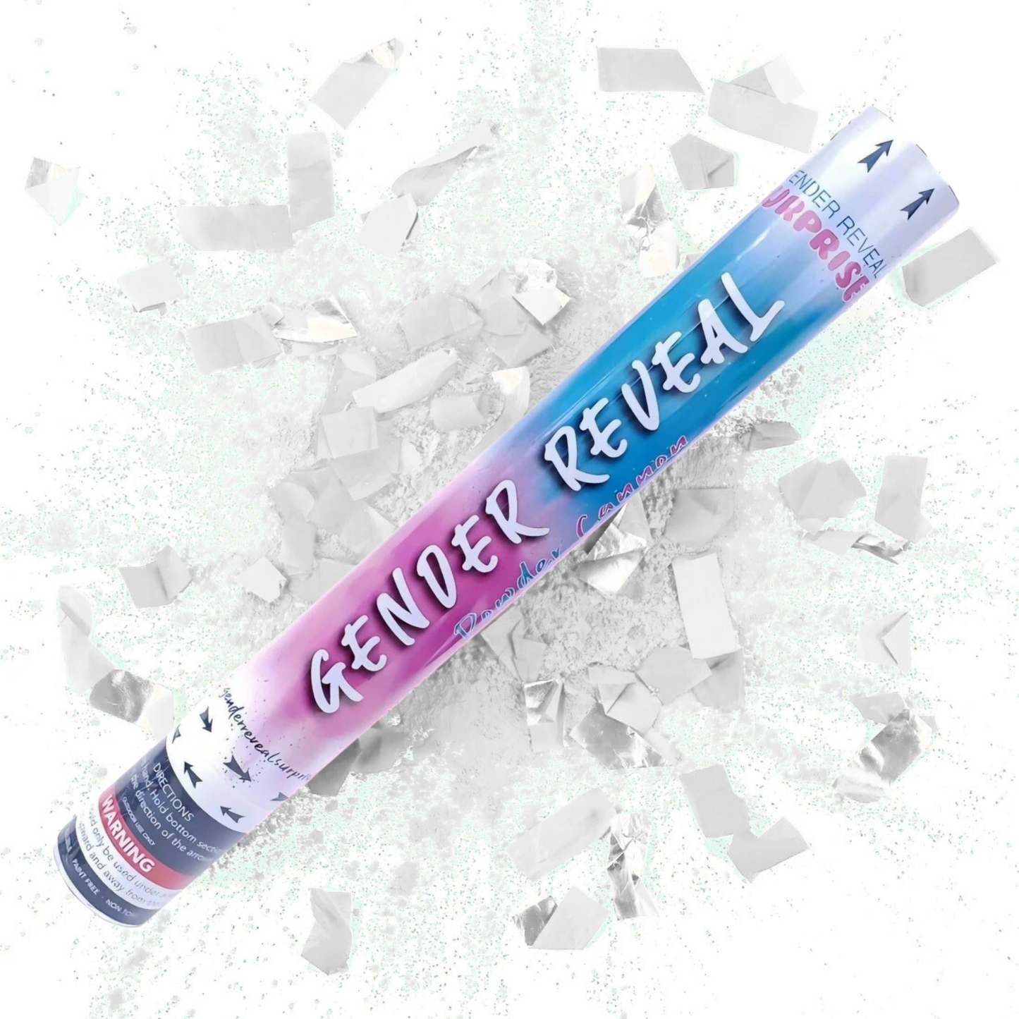 Gender Reveal Confetti & Powder Cannon 45cm
