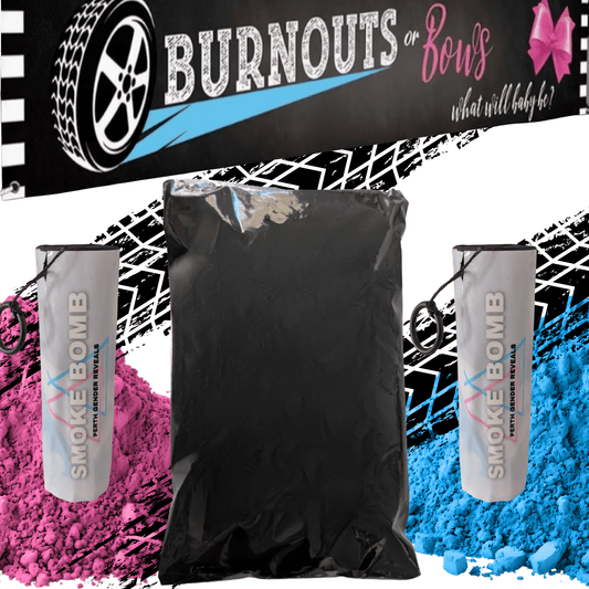 Gender Reveal Burnout, Bomb & Banner Bundle