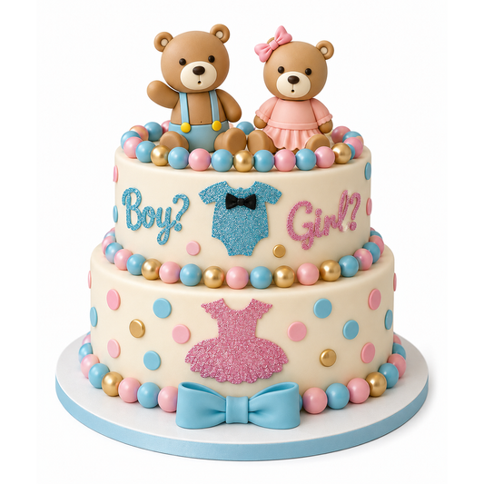Gender Reveal Cake Decorations - Perth Gender Reveals