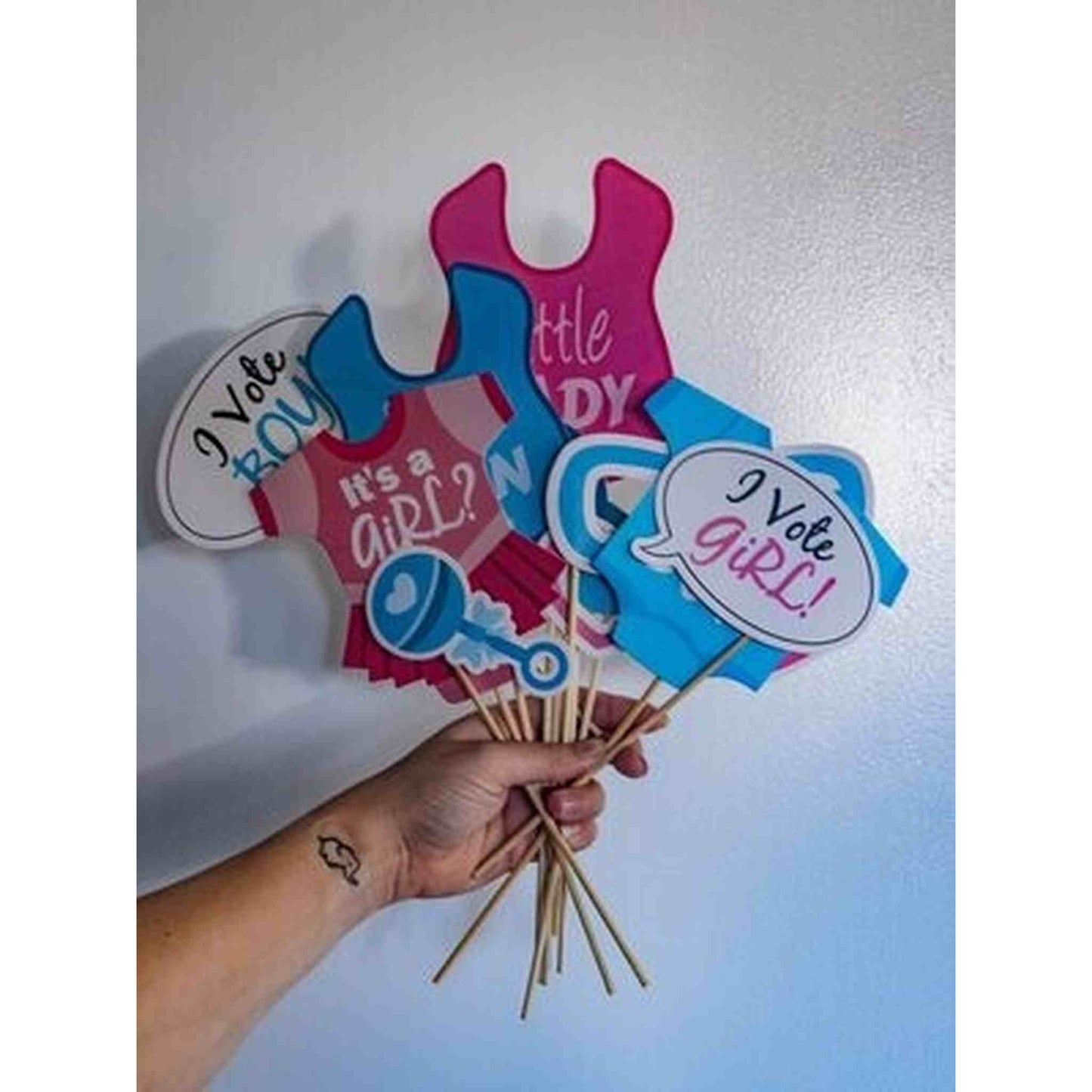 Gender Reveal Photo Props