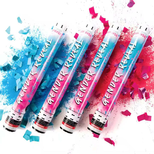 Confetti & Powder Gender Reveal 45cm Cannon