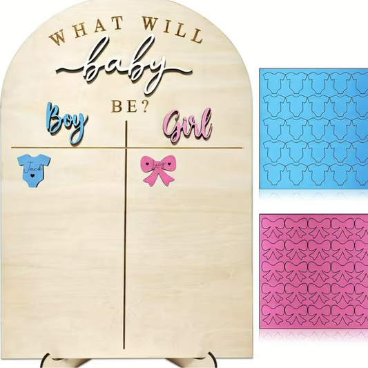 Gender Reveal Voting Board