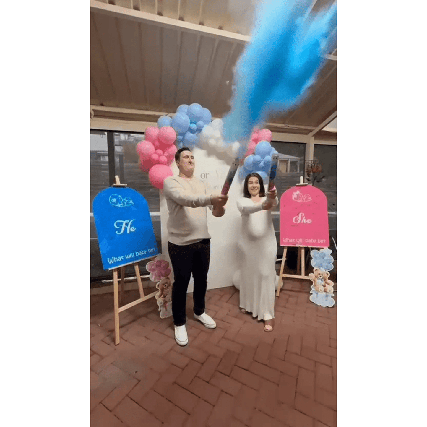 Gender Reveal Soccer & Cannon Bundle
