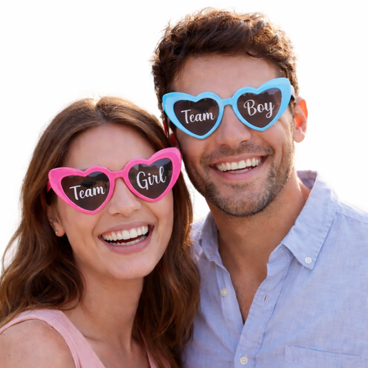 Gender Reveal Boy & Girl Party Glasses