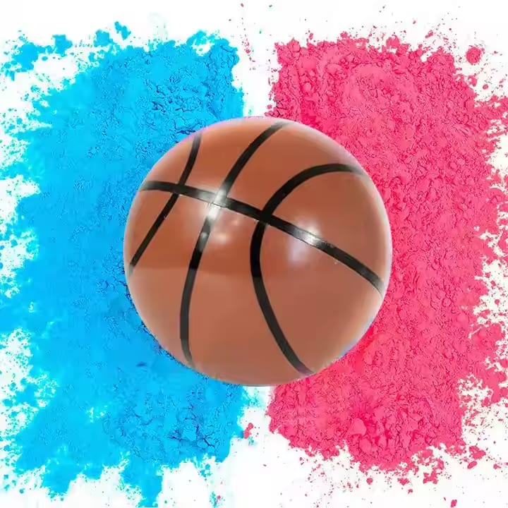 Sports Gender Reveal Basketball
