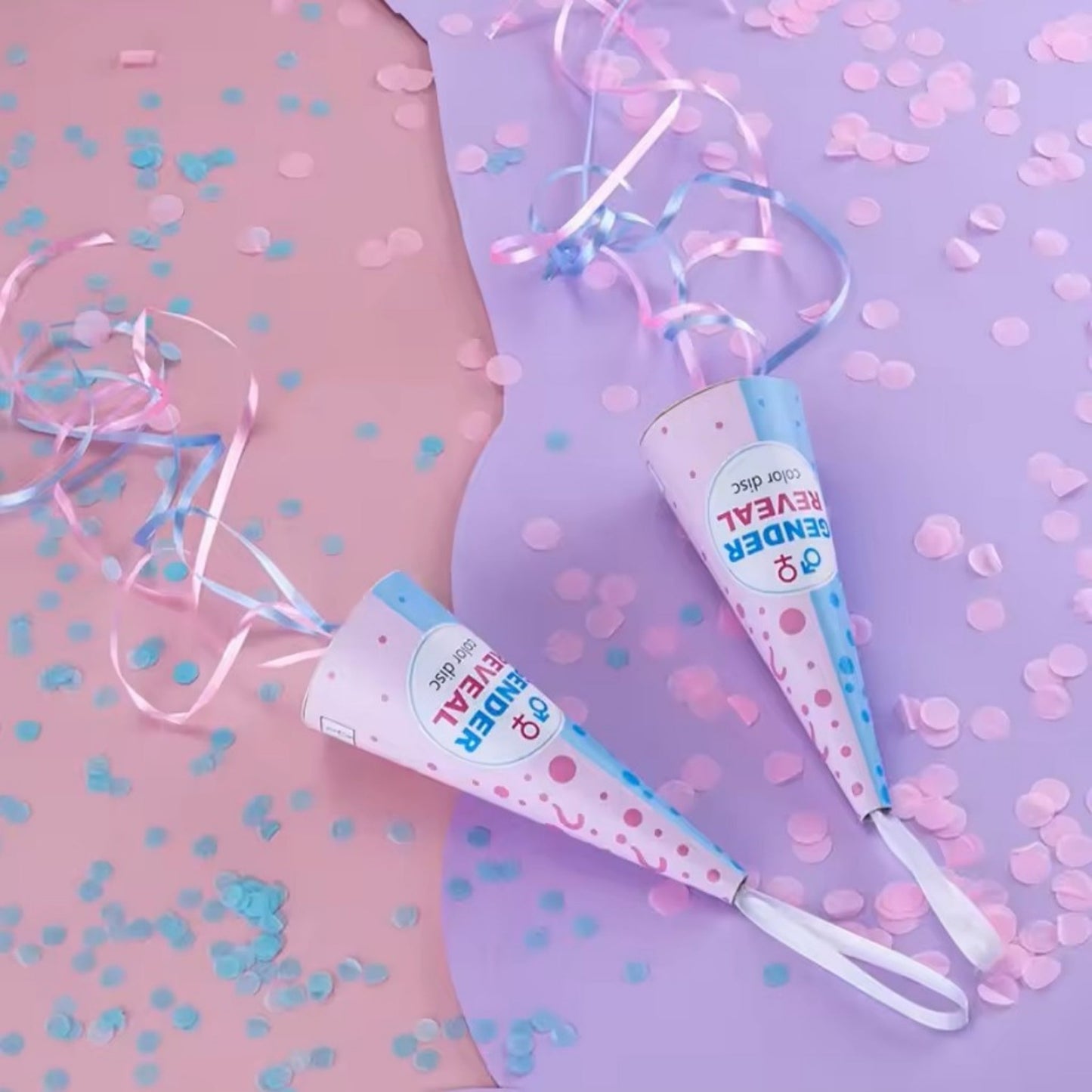 Gender Reveal Handheld Poppers