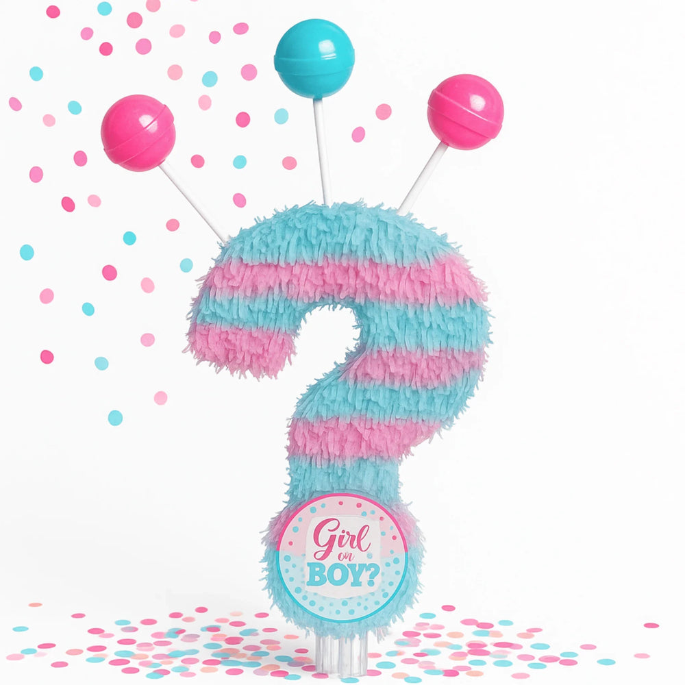 Gender Reveal Pull String Pinata - Perth Gender Reveals