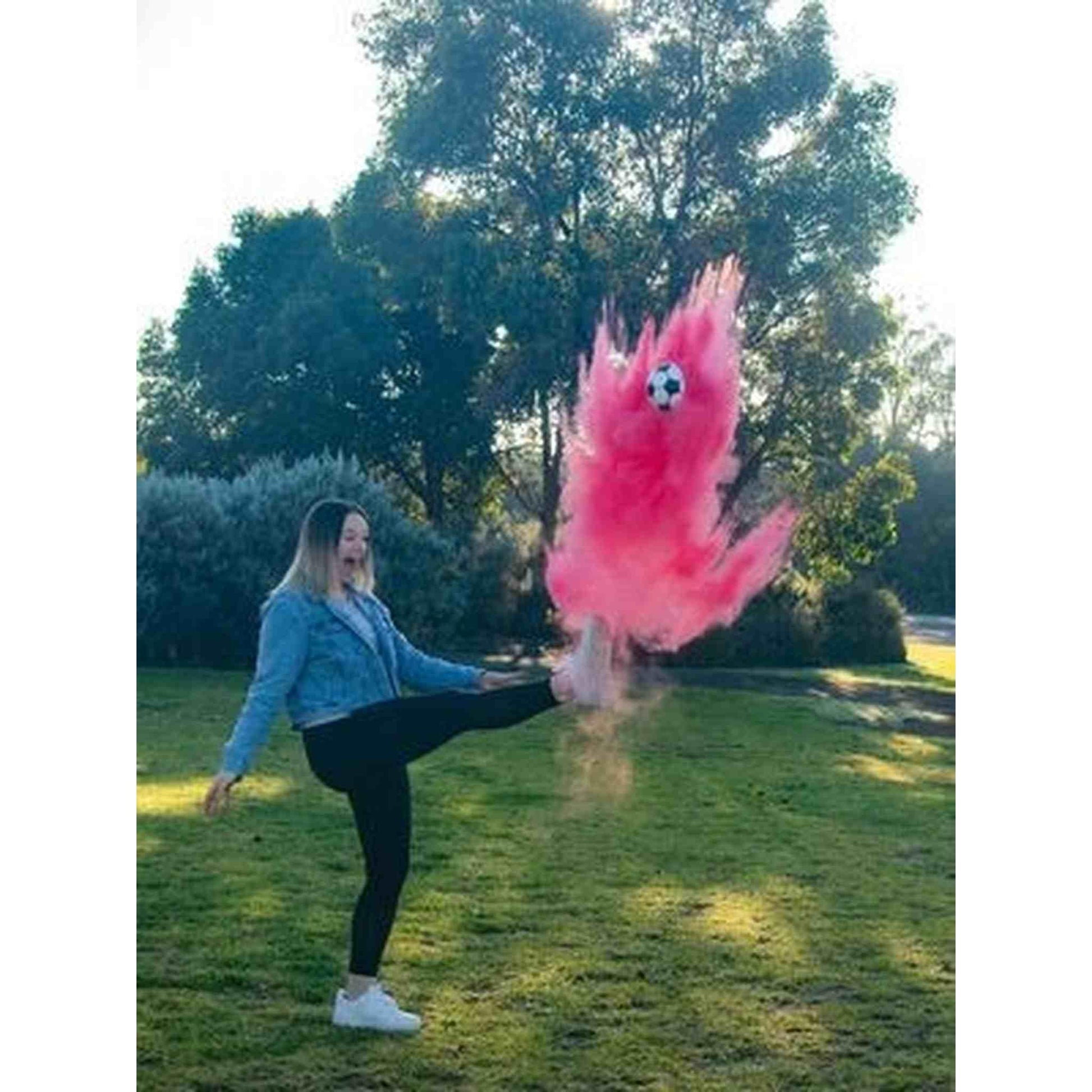 Sports Gender Reveal Soccer Ball