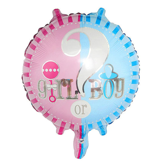 'Girl or Boy?' - Aluminium Balloons